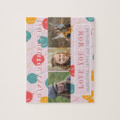 写真カスタムコラージュ愛ママ母の日ギフト ジグソーパズル (縦)