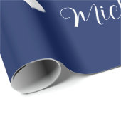 写真カスタムコラージュ |最高のパパ ラッピングペーパー (ロールコーナー)