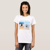 写真カスタムコラージュTシャツ(文字名) Tシャツ (正面フル)