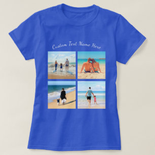 写真カスタムコラージュTシャツ(文字名) Tシャツ