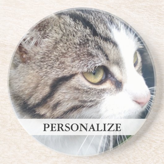 写真カスタムコースター |ここに独自の画像を追加 コースター (正面)