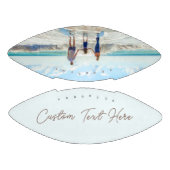 写真カスタムサッカーのギフトあなたの写真と文字 アメリカンフットボール (パネル)