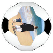 写真カスタムサッカーのボールあなたの写真のお気に入りのギフト サッカーボール (回転)