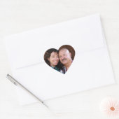 写真カスタムシール ハートシール (封筒)