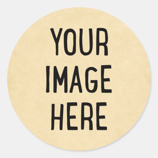 写真カスタムシール ラウンドシール (正面)