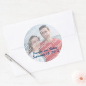 写真カスタムシール ラウンドシール (封筒)