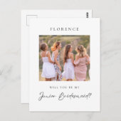 写真カスタムジュニアの花嫁の提案 ポストカード (正面/裏面)