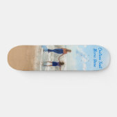 写真カスタムスケートボードと文字名 スケートボード (横)