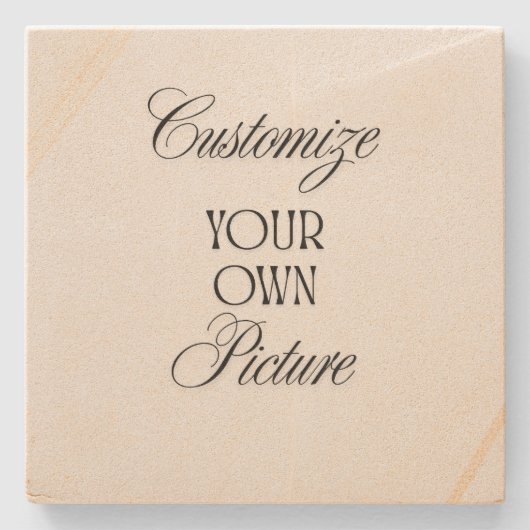 写真カスタムストーンコースター ストーンコースター (正面)