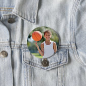 写真カスタムスポーツボタン/ピン 缶バッジ (インサイチュ)