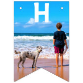 写真カスタムデザイン誕生日のバンティングフラグ バンティングフラッグ (第2の旗)