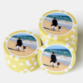 写真カスタムトランプのポーカーチップと文字 ポーカーチップ (積み重ね)