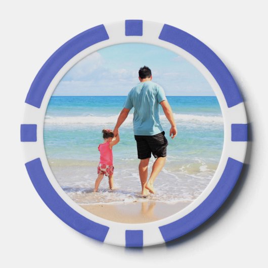 写真カスタムトランプのポーカーチップギフトあなたの写真 ポーカーチップ (正面)