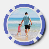 写真カスタムトランプのポーカーチップギフトあなたの写真 ポーカーチップ (裏面)