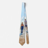 写真カスタムネックタイギフトあなたの写真と文字 ネクタイ (正面)