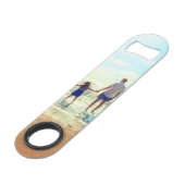 写真カスタムバー鍵ギフトパーソナライズされたお使い スピード栓抜き (正面アングル)