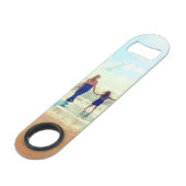 写真カスタムバー鍵ギフトパーソナライズされたお使い スピード栓抜き (裏面アングル)