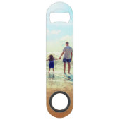 写真カスタムバー鍵ギフトパーソナライズされたお使い スピード栓抜き (正面)