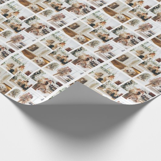 写真カスタムパーソナライズされた ラッピングペーパー (角)