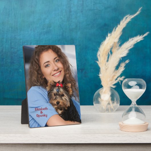 写真カスタムパーソナライズEaselプラーク フォトプラーク (側面)