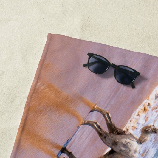 写真カスタムビーチタオルあなたの写真と文字 ビーチタオル (インサイチュ)