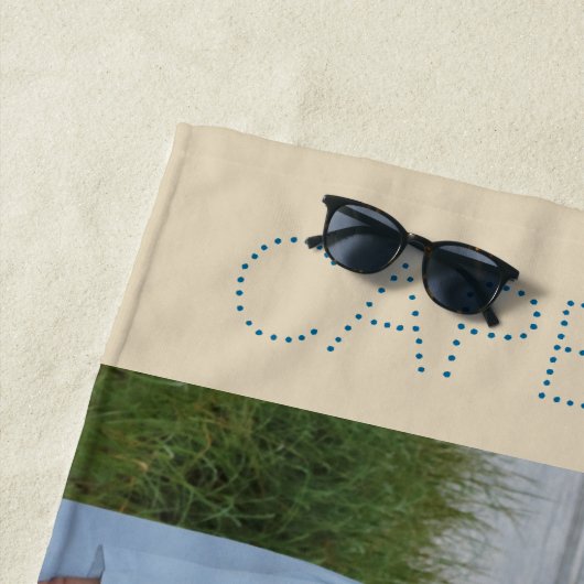 写真カスタムビーチタオル – ギフトパーソナライズされた品 ビーチタオル (インサイチュ)