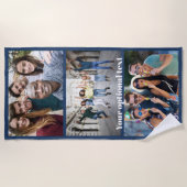 写真カスタムビーチタオル ビーチタオル (正面)