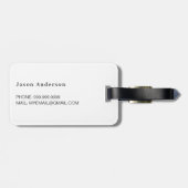 写真カスタムビーチ別荘タグ ラゲッジタグ (裏面横)