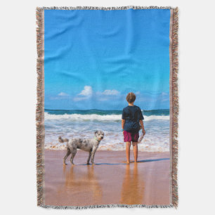 写真カスタムブランケットYPersonalized スローブランケット