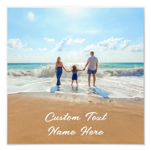 写真カスタムプリント写真と文字名 フォトプリント            (正面)