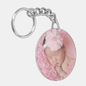 写真カスタムベビーミニマシンプルリスト キーホルダー (正面左)