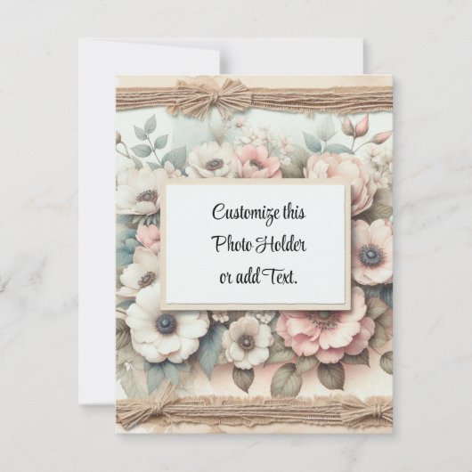 写真カスタムホルダー サンキューカード (正面)