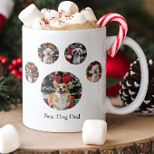 写真カスタムポープリントフォトコラージュ5 コーヒーマグカップ