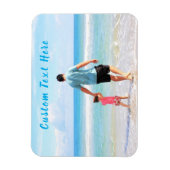 写真カスタムマグネットと文字パーソナライズされた マグネット (縦)