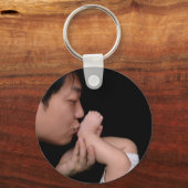 写真カスタムミニマシンプルリストキーチェーン キーホルダー (正面)