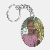 写真カスタムミニマシンプルリストキーチェーン キーホルダー (正面左)