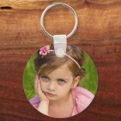 写真カスタムミニマシンプルリスト キーホルダー (正面)