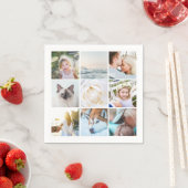 写真カスタムモダン スタンダードカクテルナプキン (インサイチュ)