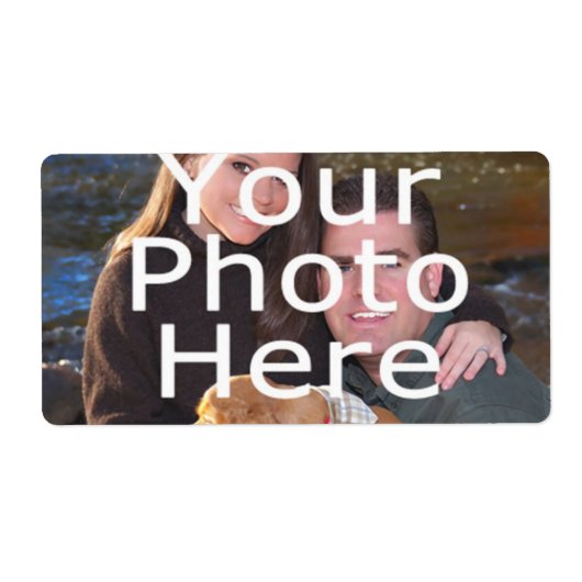 写真カスタムラベル ラベル (正面)