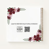 写真カスタムレシピブック ノートブック (裏面)