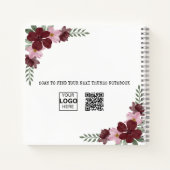 写真カスタムレシピブック ノートブック (裏面)