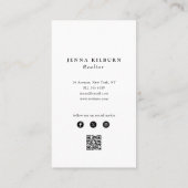 写真カスタム不動産仲介業者 名刺 (裏面)