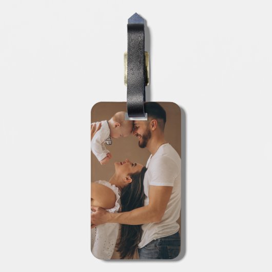 写真カスタム両面フォト自分で作成 ラゲッジタグ (裏面縦)