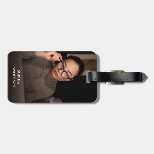 写真カスタム両面フォト自分で作成 ラゲッジタグ (裏面横)