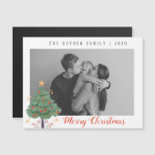 写真カスタム付きクリスマスカード (正面/裏面)