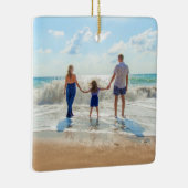 写真カスタム付きクリスマス装飾品 セラミックオーナメント (右)