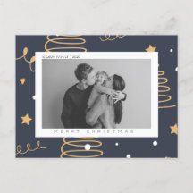 写真カスタム付きクリスマス&祝日はがき