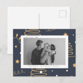 写真カスタム付きクリスマス&祝日はがき シーズンポストカード (正面/裏面)