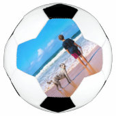 写真カスタム付きサッカーのボールギフト サッカーボール (正面)