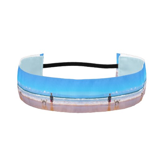 写真カスタム付きフォトアスレティックヘッドバンド アスレチックヘッドバンド (正面)